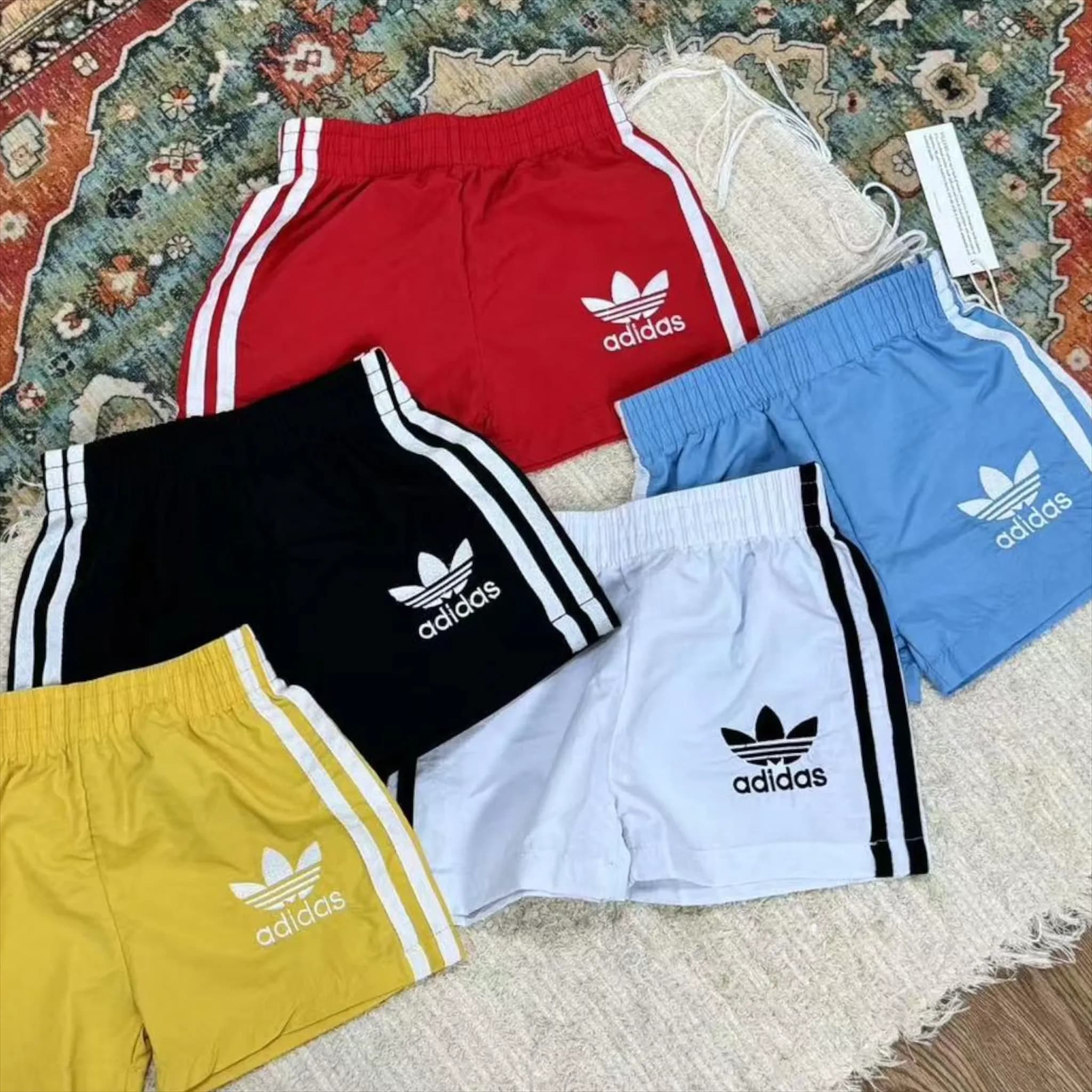 Adidas百搭夏季親子短袖上衣/短褲 縮圖 3