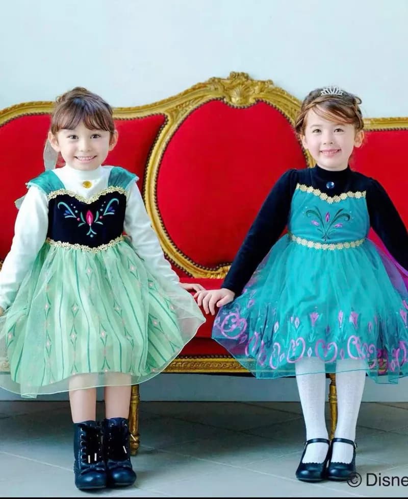 Anyfam新款秋冬公主絲絨裙