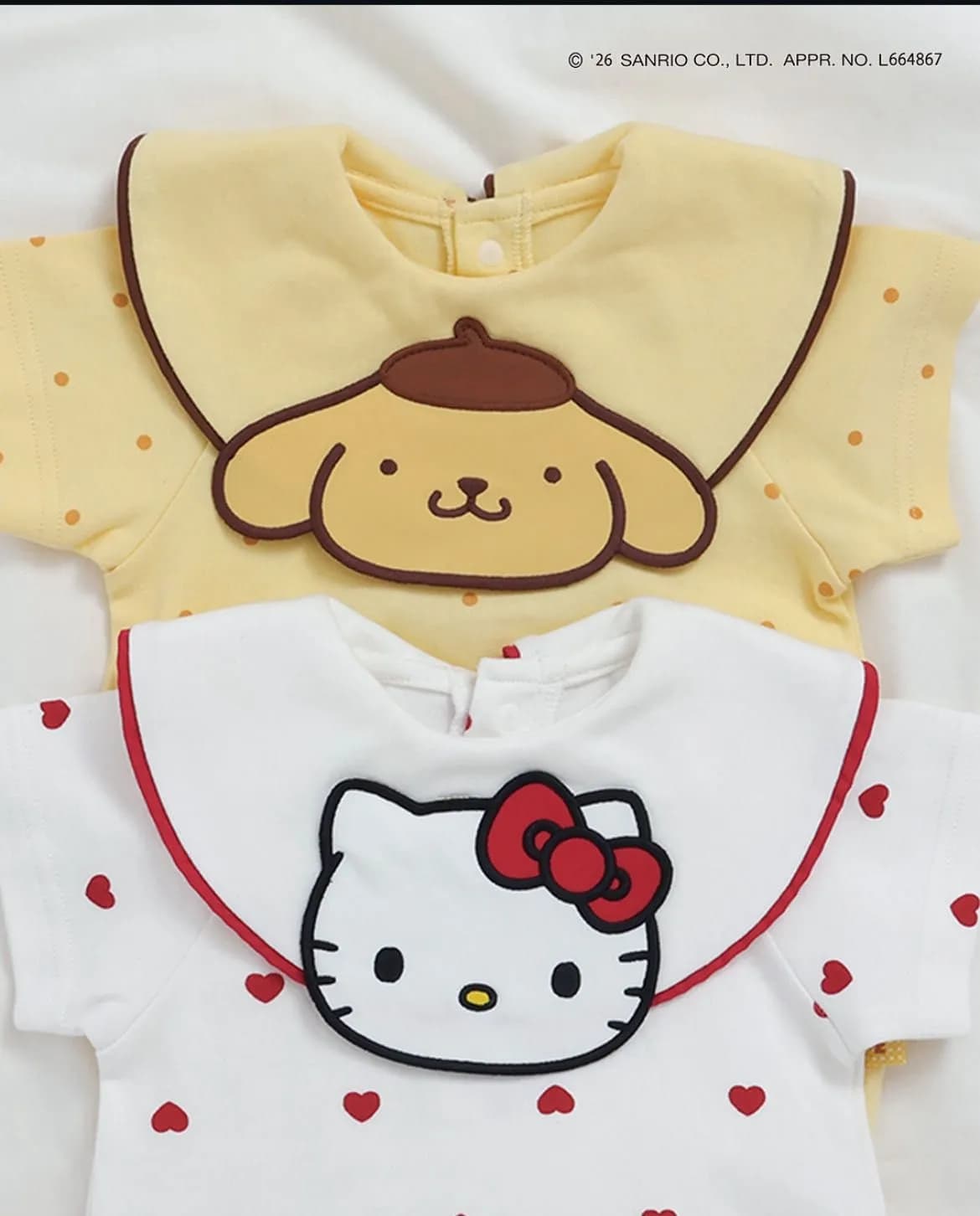 Apres x Sanrio 新款春夏季短袖/包屁衫/背帶褲 縮圖 3