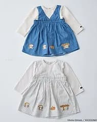 麵包小偷假兩件連身裙