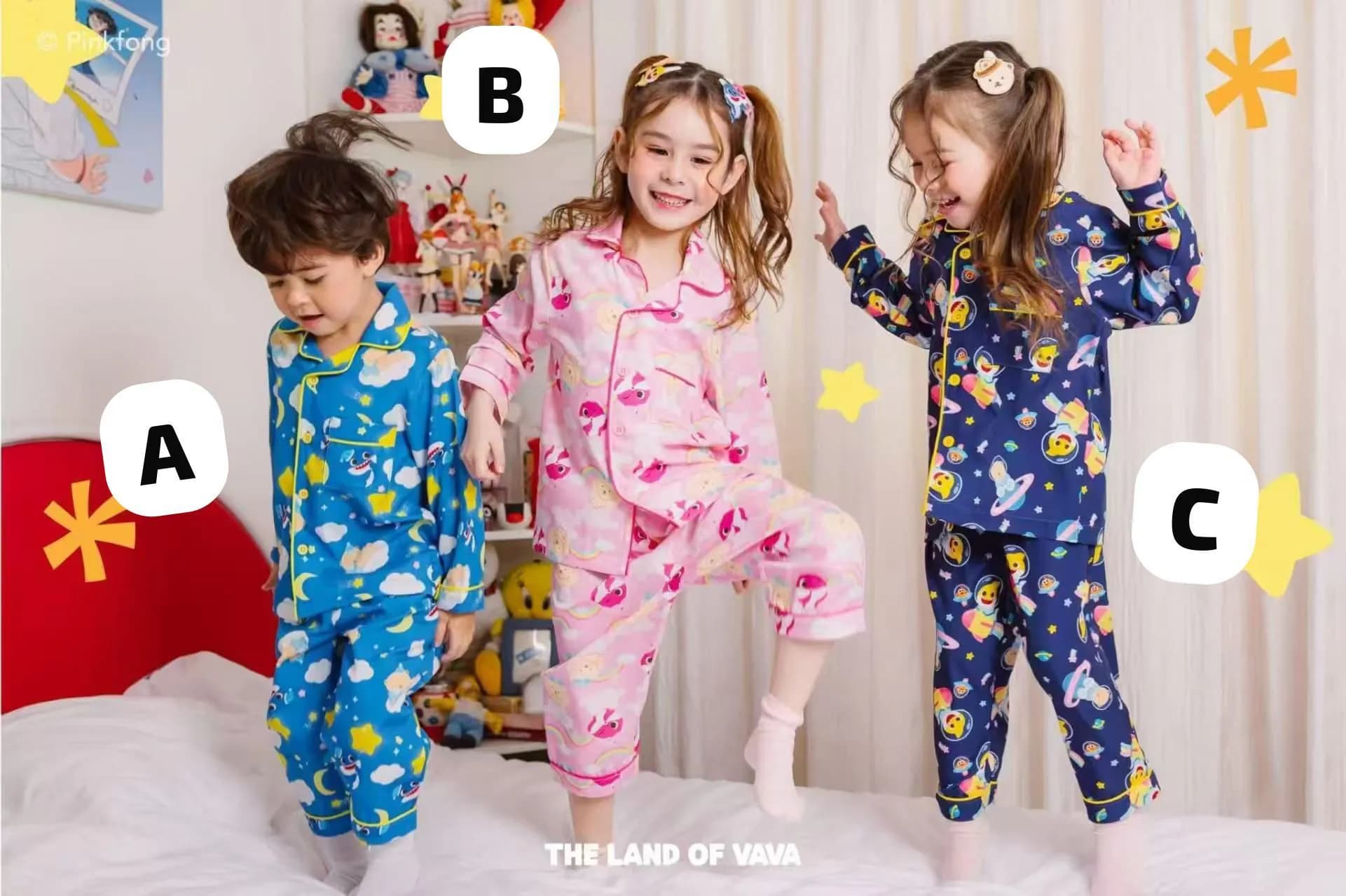 新款baby shark家居服