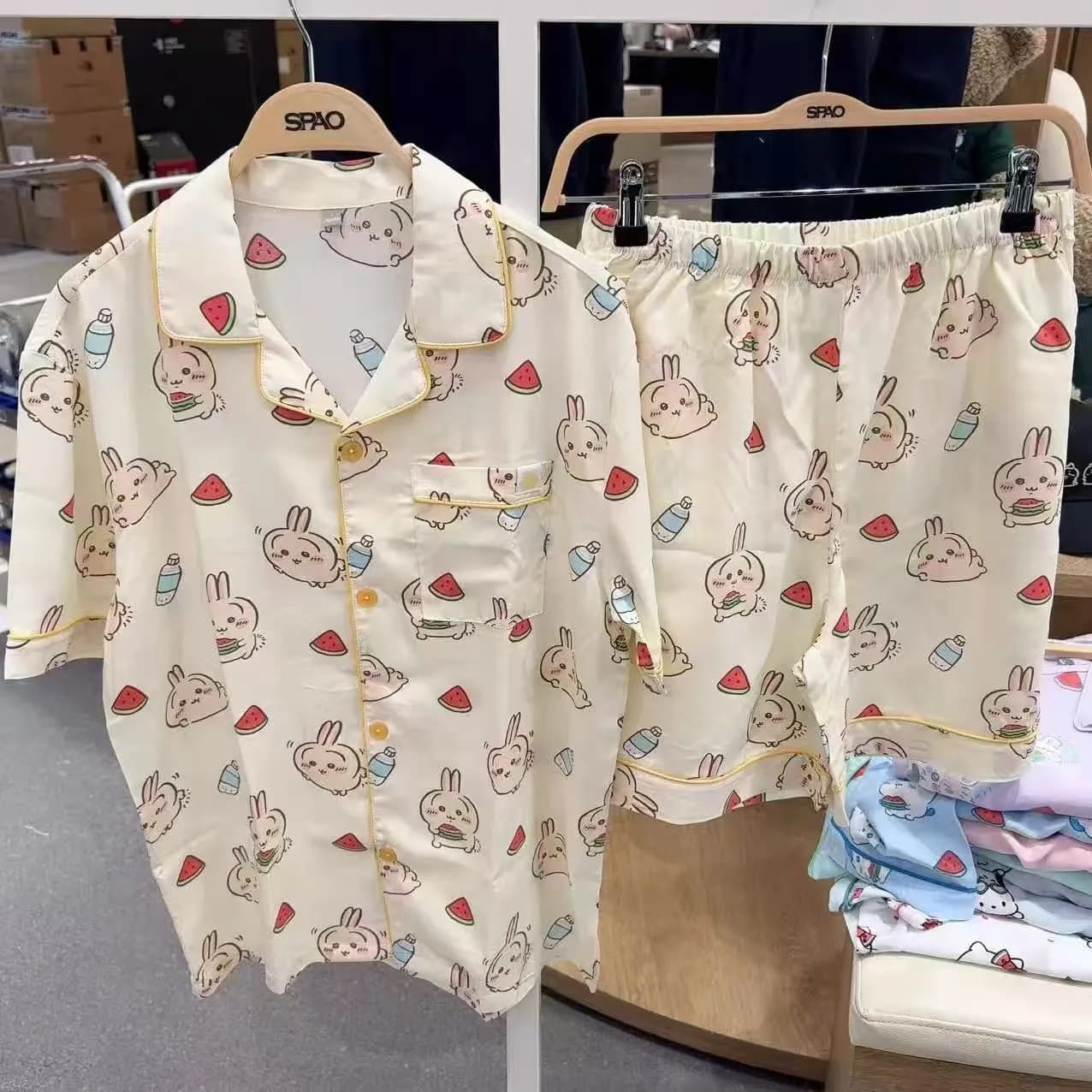 韓單 Chiikawa新款親子家居套裝 縮圖 6