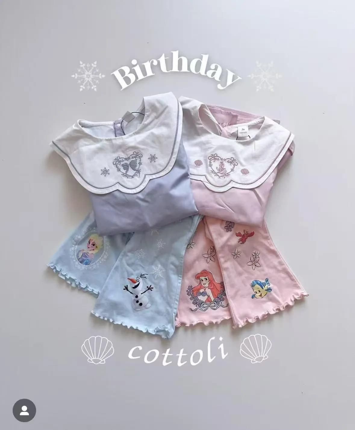 Cottoli x Disney 公主套裝