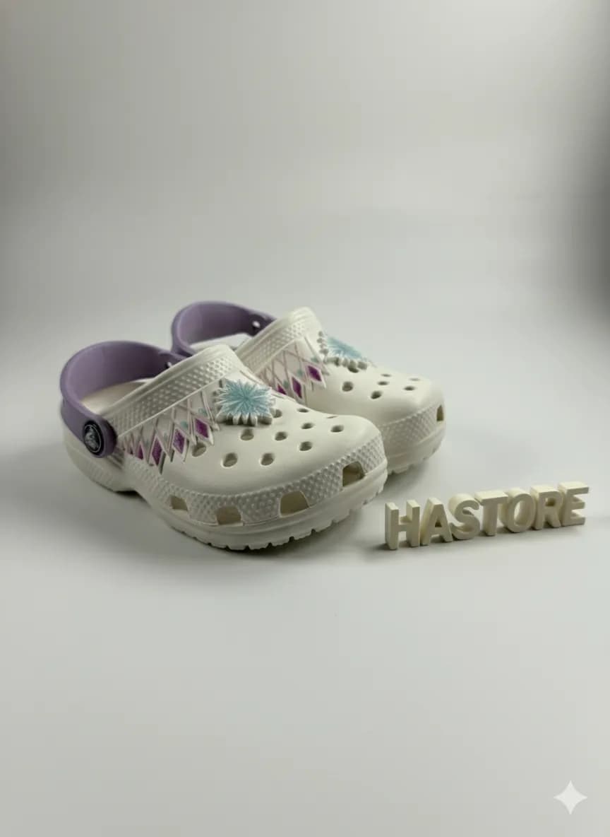  Crocs 兒童冰雪奇緣洞洞鞋