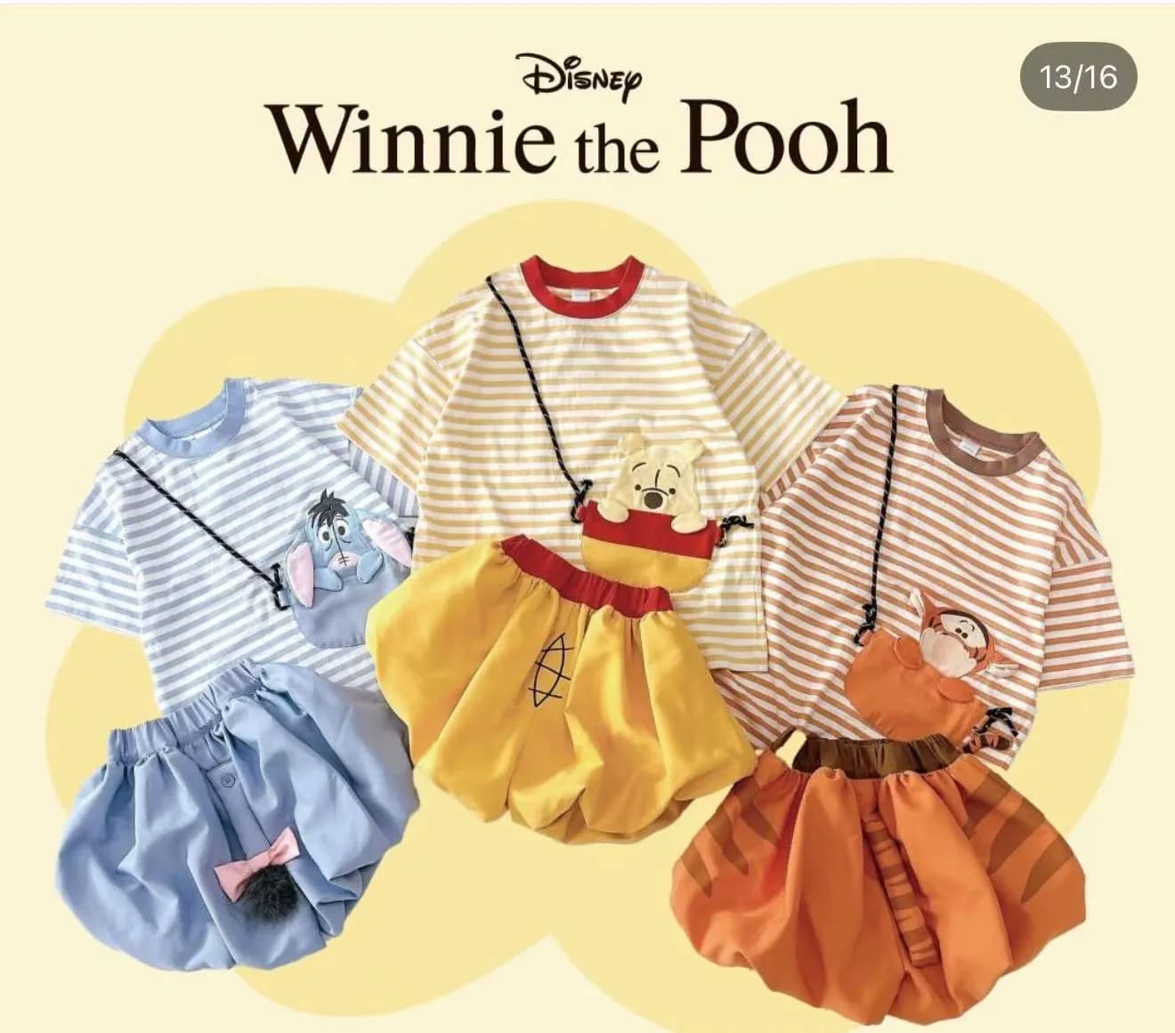 Futa x Disney 新款系列短袖+褲套裝