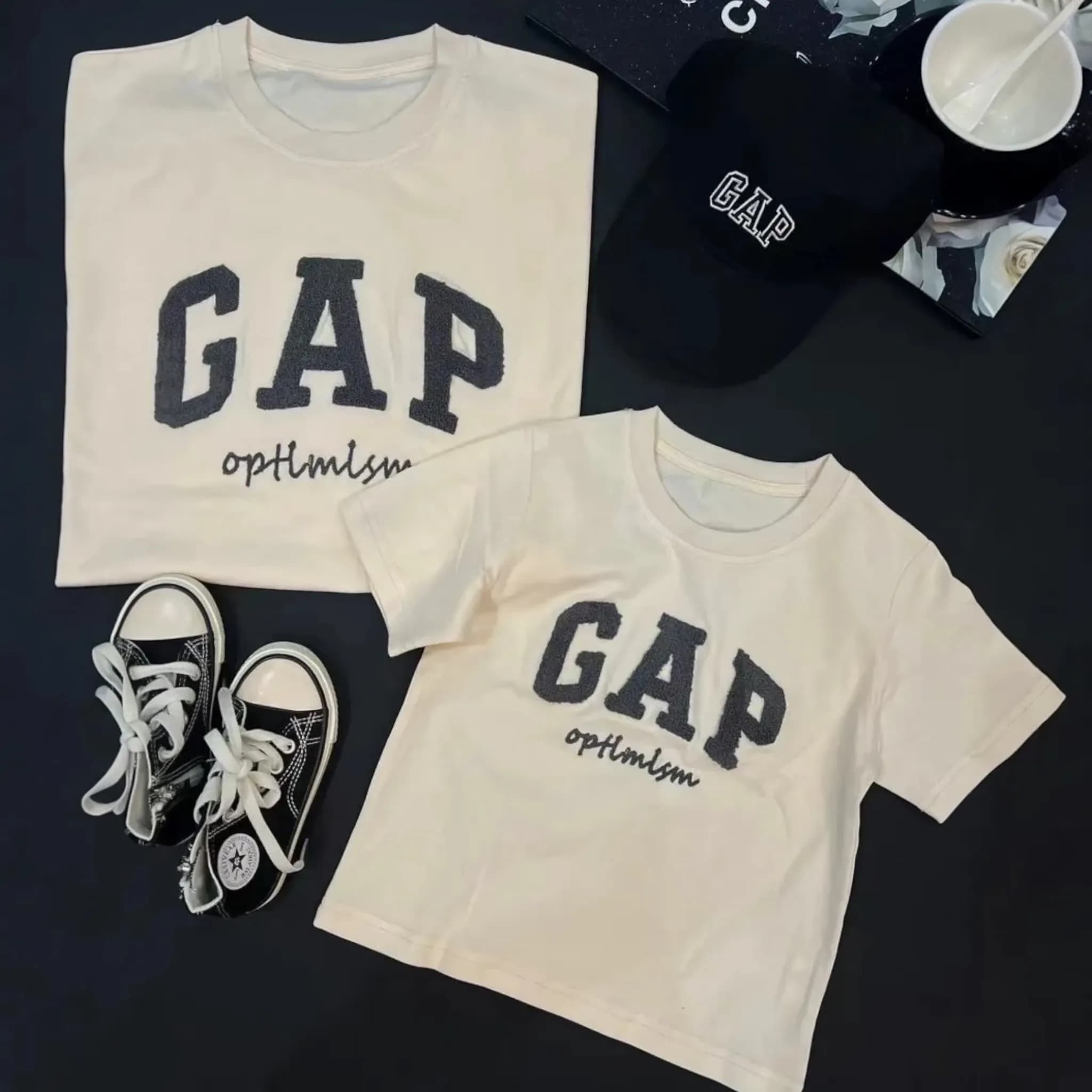 GAP立體毛巾刺繡短袖 縮圖 2