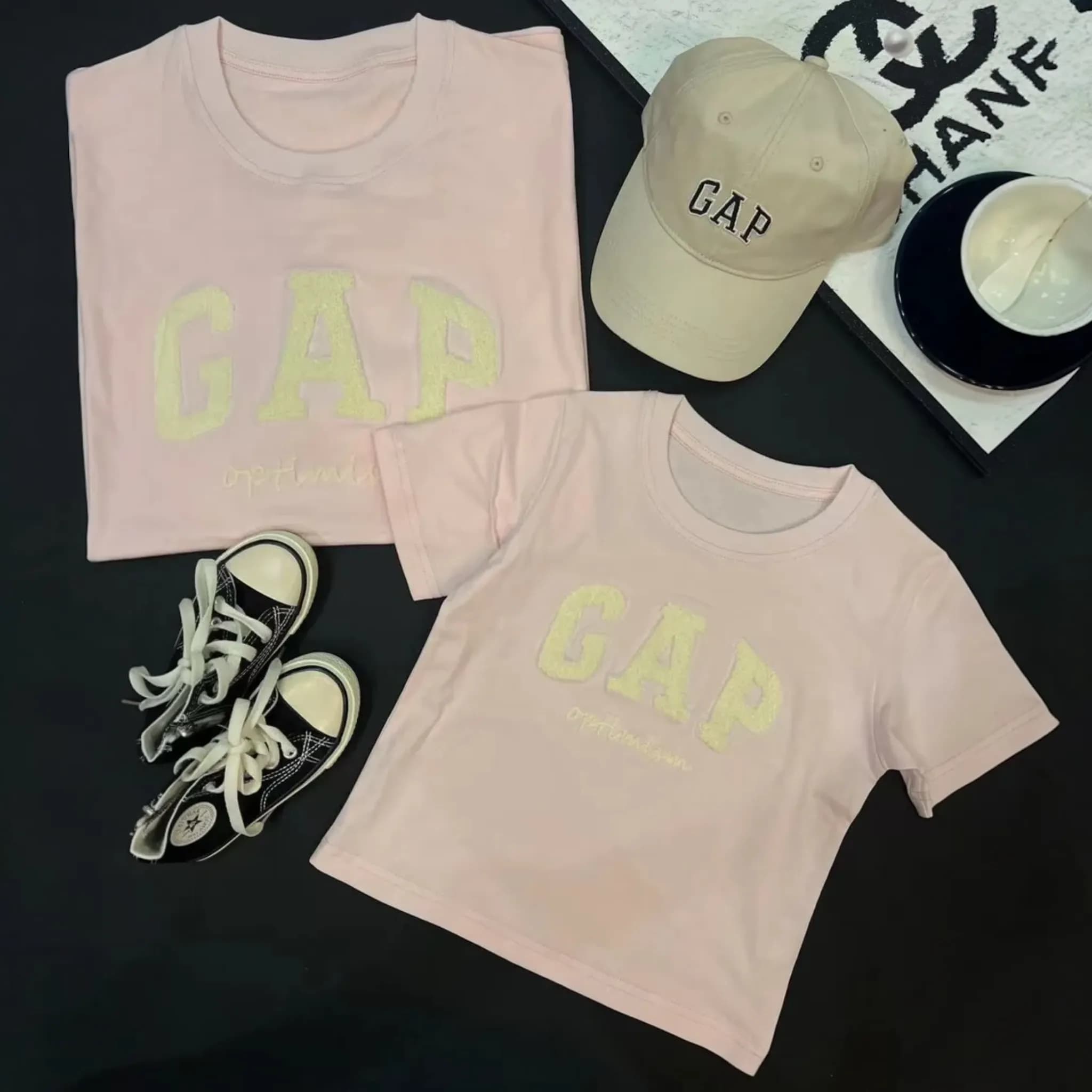 GAP立體毛巾刺繡短袖 縮圖 3