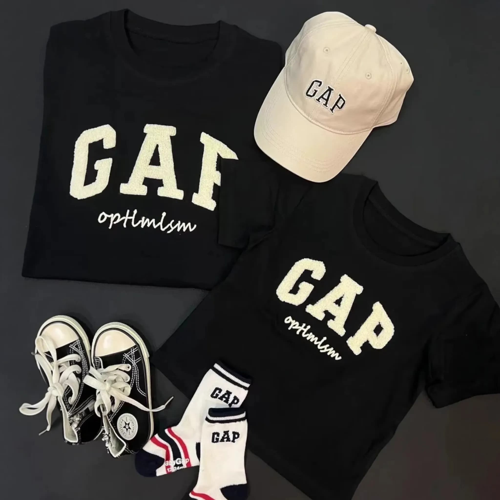 GAP立體毛巾刺繡短袖 縮圖 4