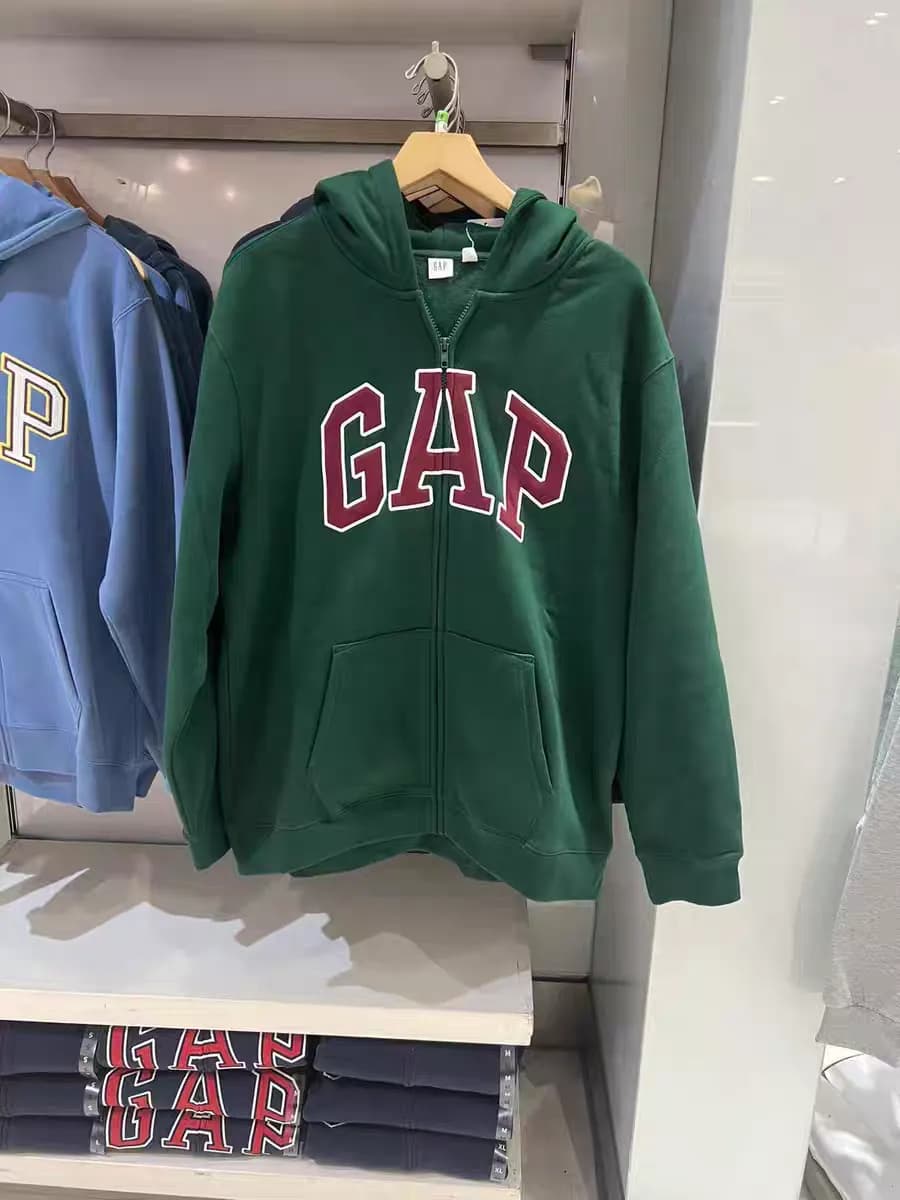 Gap新款logo抓絨寬鬆連帽衫衛衣 縮圖 3