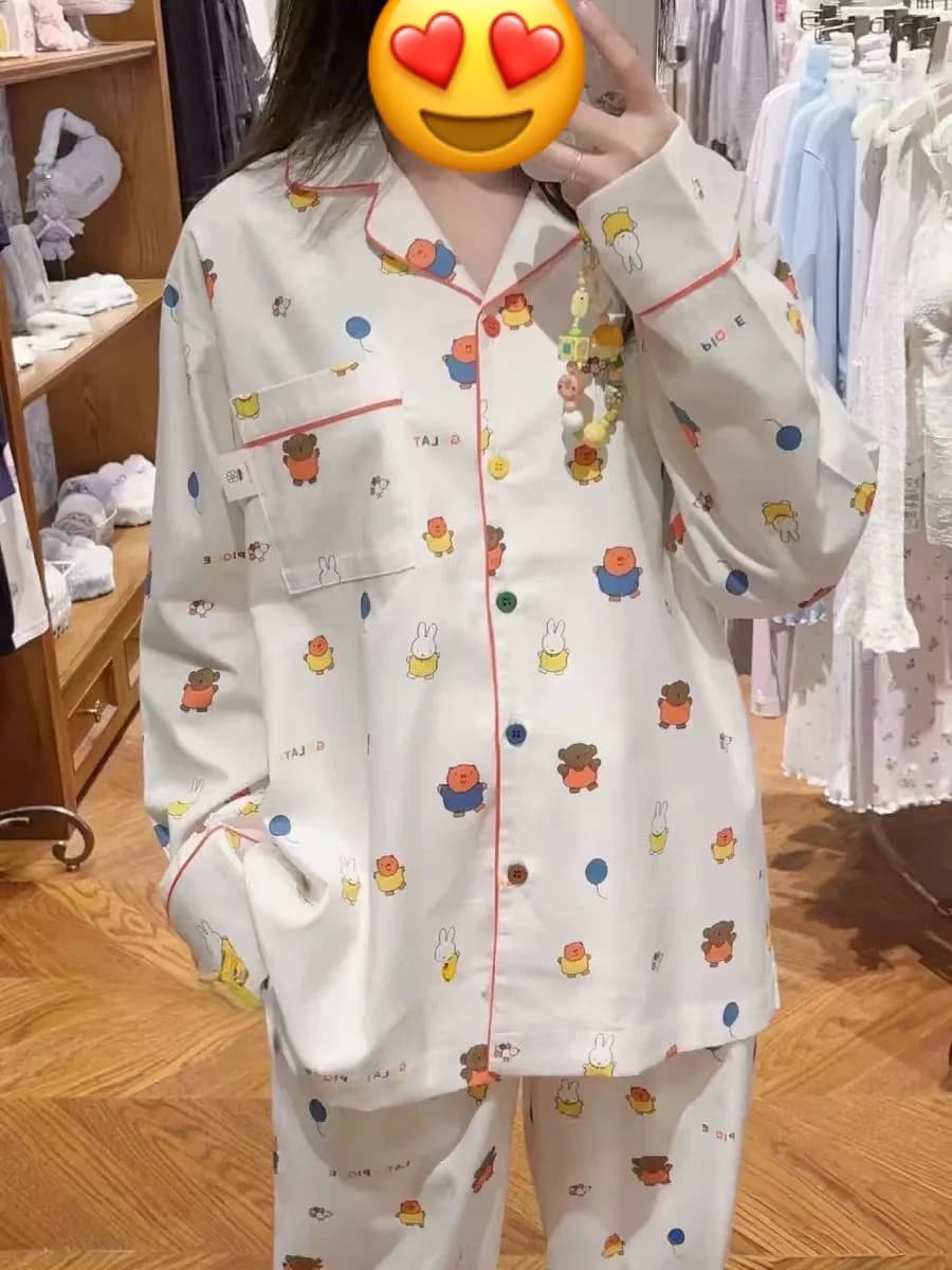 Gelatopique & Miffy friend純棉家居服