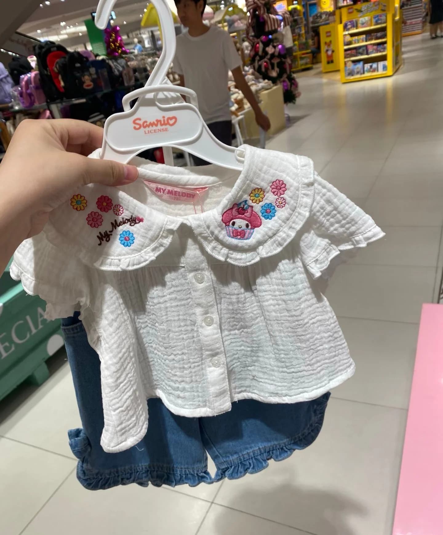 Melody新款春季上衣+軟棉棉牛仔短褲 縮圖 2