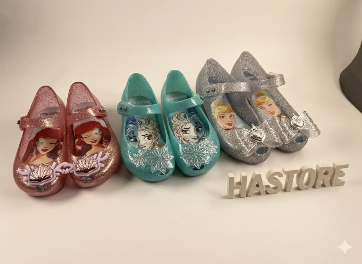 Melissa 公主水晶鞋冰雪奇緣果凍鞋