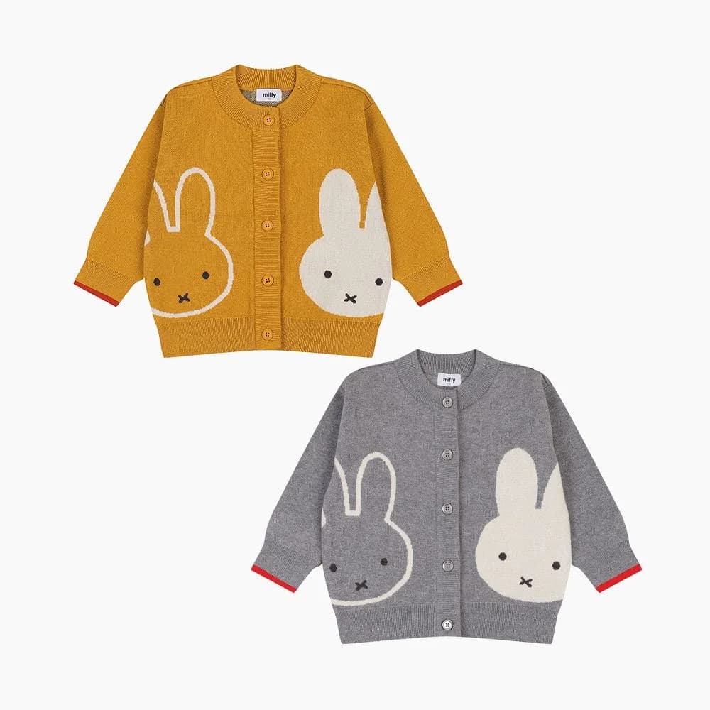 Miffy 針織開襟衫毛衣 縮圖 2