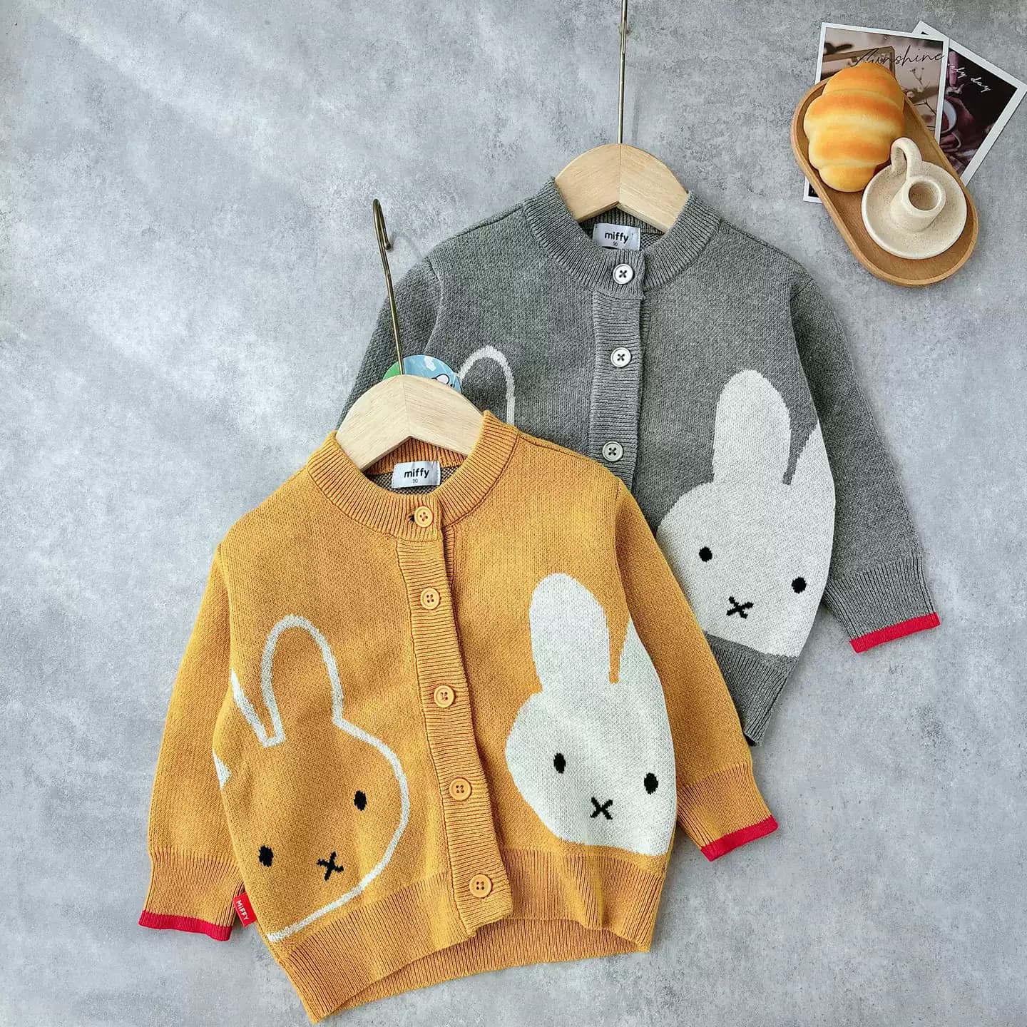 Miffy 針織開襟衫毛衣 縮圖 4