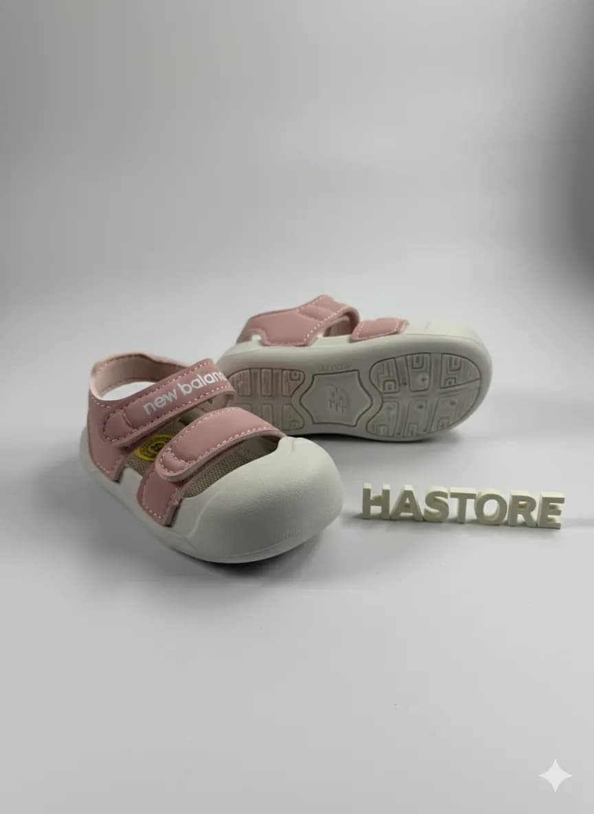 New Balance 小童皮革輕量防水腳趾套涼鞋 縮圖 3