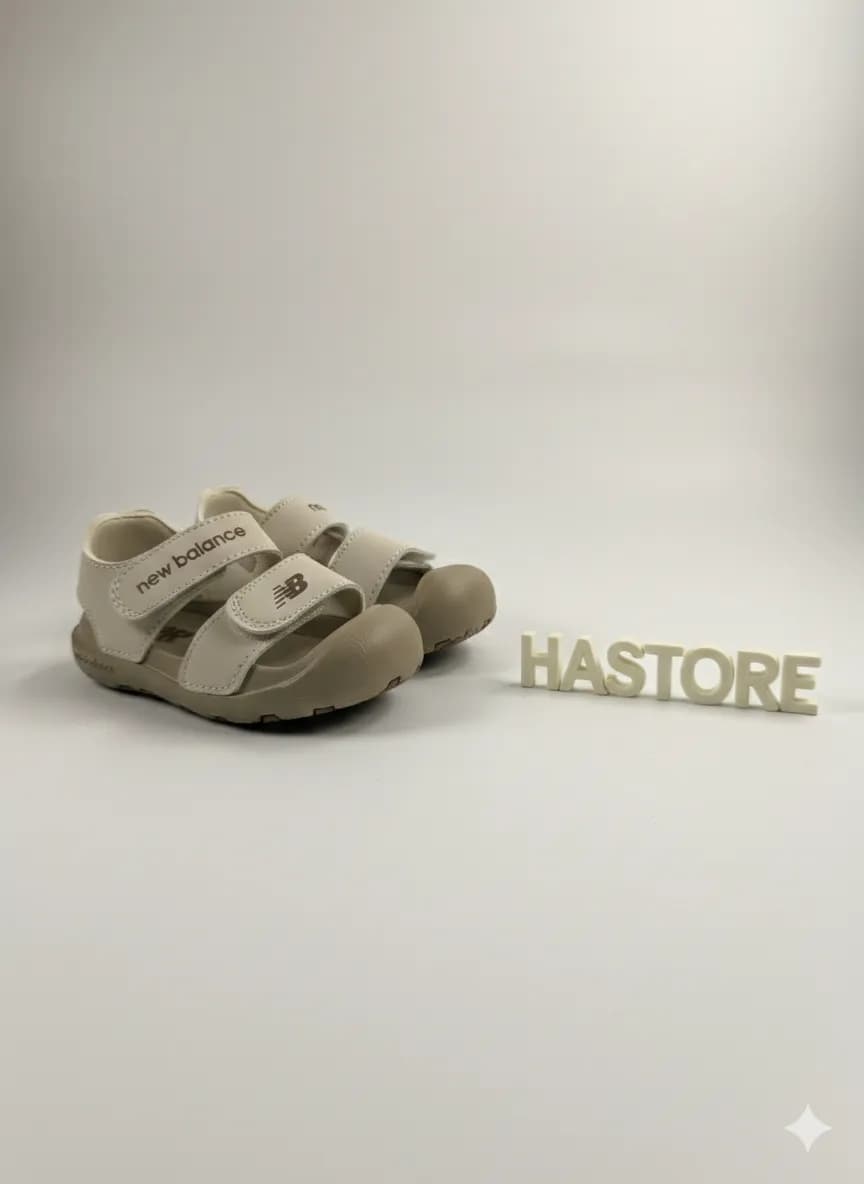 New Balance 小童皮革輕量防水腳趾套涼鞋 縮圖 6