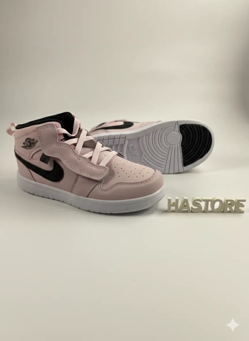 Nike Air Jordan 1 Mid ALT Pink Black (TD) 兒童鞋款