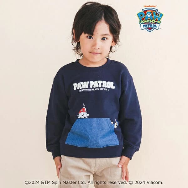 PAW PATROL x SLAPSLIP 袋鼠口袋圖案印花衛衣