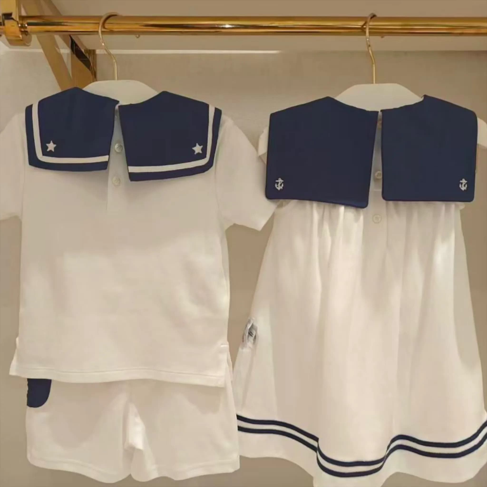 Polo水手風套裝/連衣裙 縮圖 3