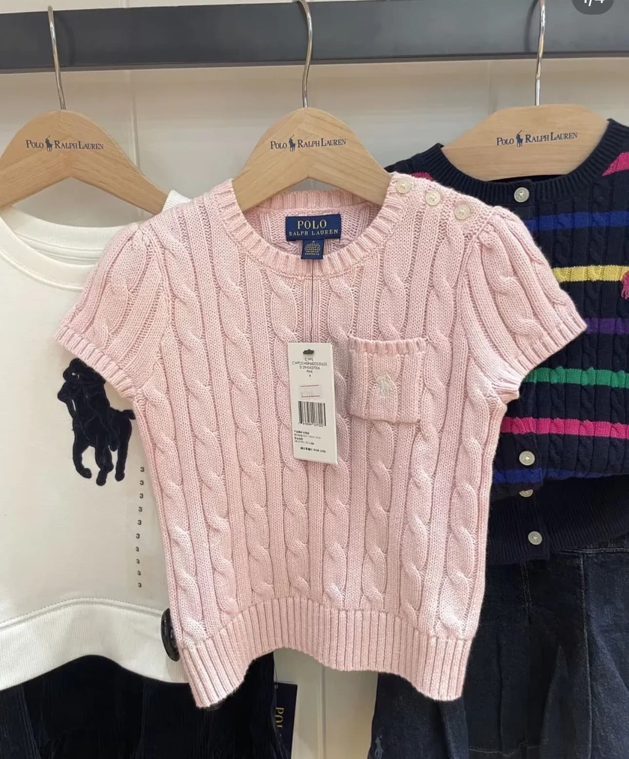 Polo 新款春夏季純棉線針織短袖上衣 / 百褶裙 縮圖 3