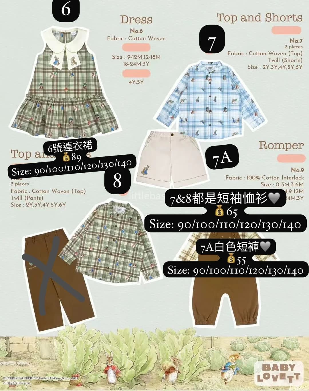 2026年新款春夏Peter Rabbit系列 縮圖 2