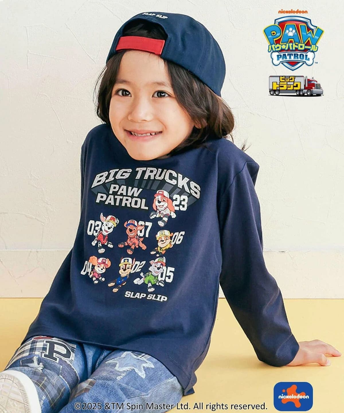 Slap Slip x Paw Patrol三色角色們印花長袖T恤 縮圖 2