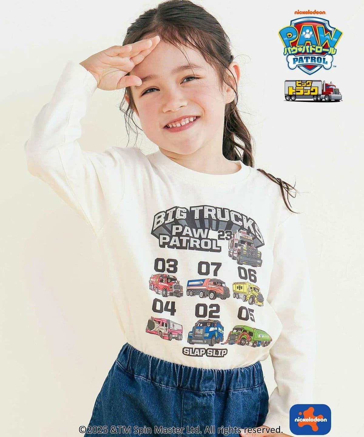 Slap Slip x Paw Patrol三色角色們印花長袖T恤 縮圖 3