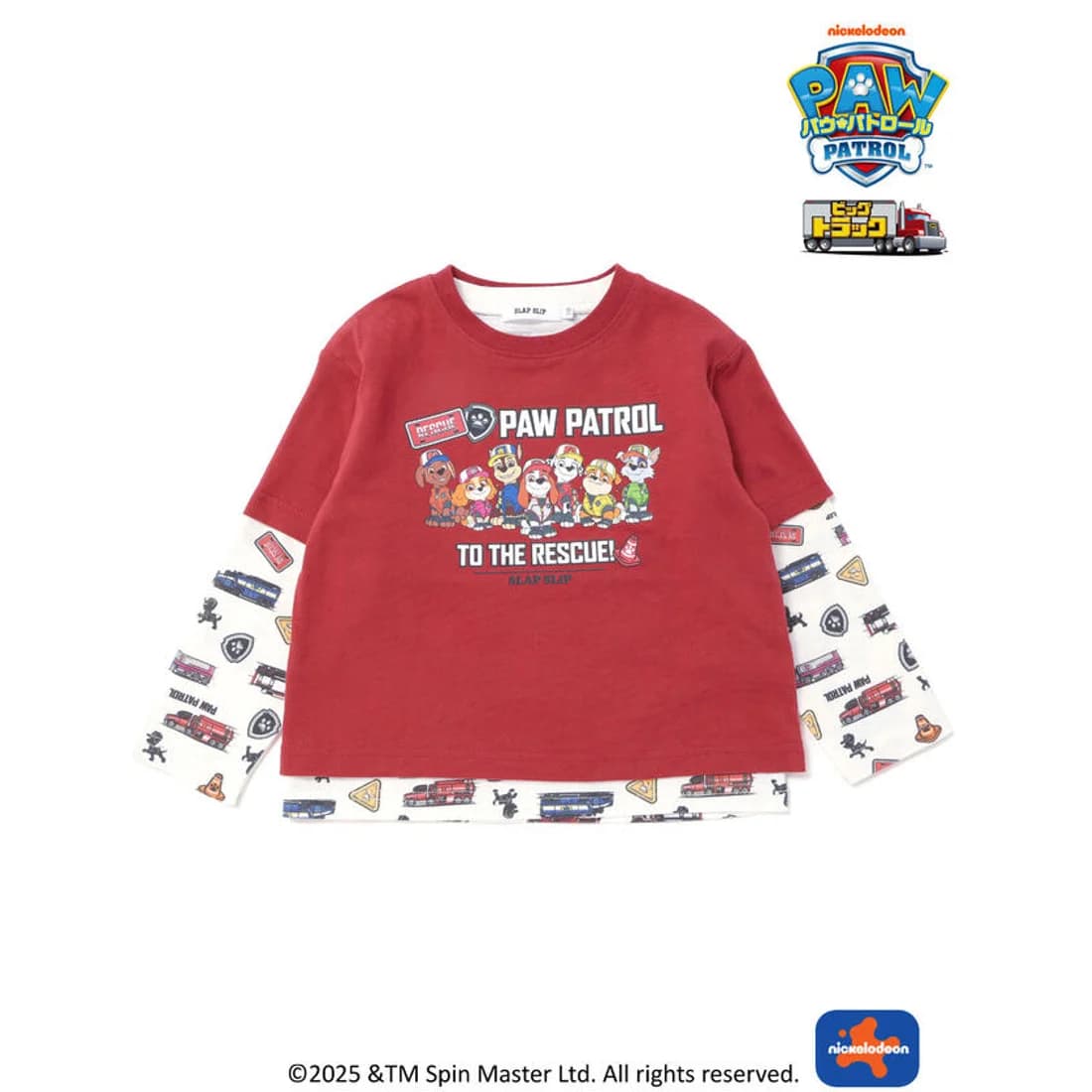 Slap Slip x Paw Patrol 長袖T集合(真兩件上衣) 縮圖 3