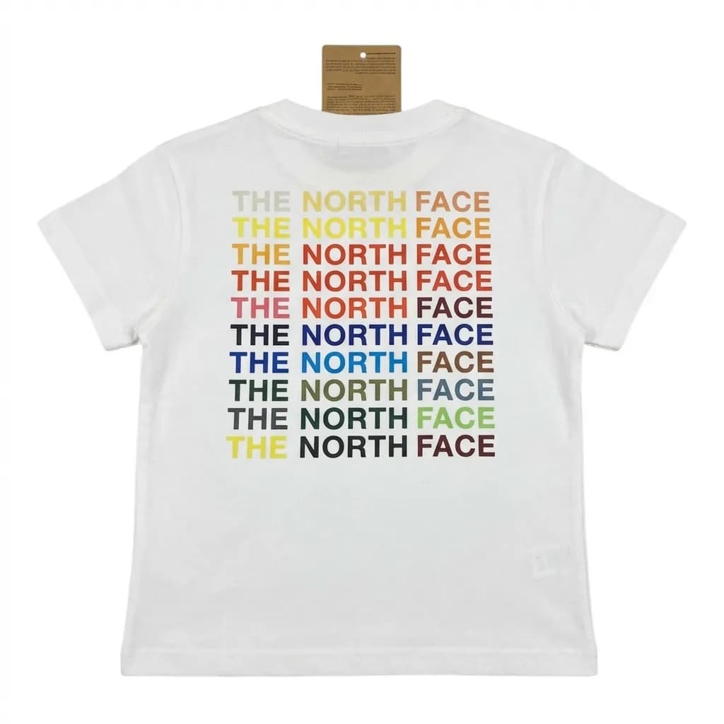 The North Face 的中性彩虹Logo 短袖T 恤 縮圖 3