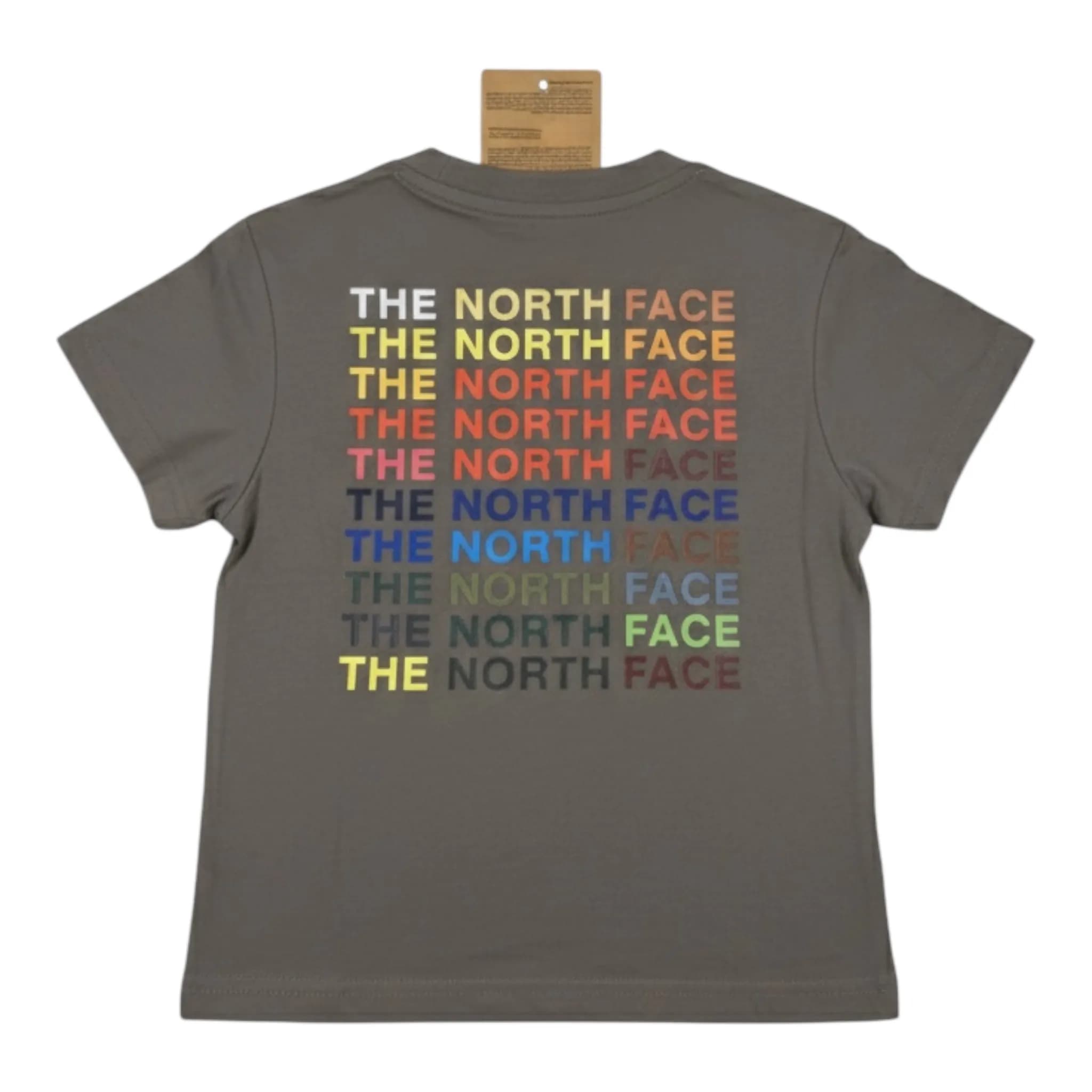 The North Face 的中性彩虹Logo 短袖T 恤 縮圖 4