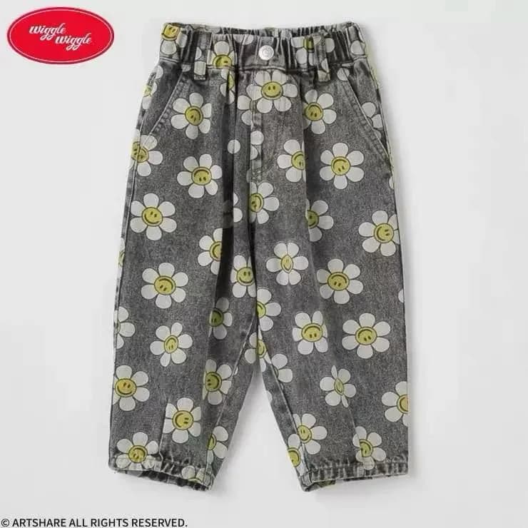 Wiggle Wiggle 花花牛仔褲
