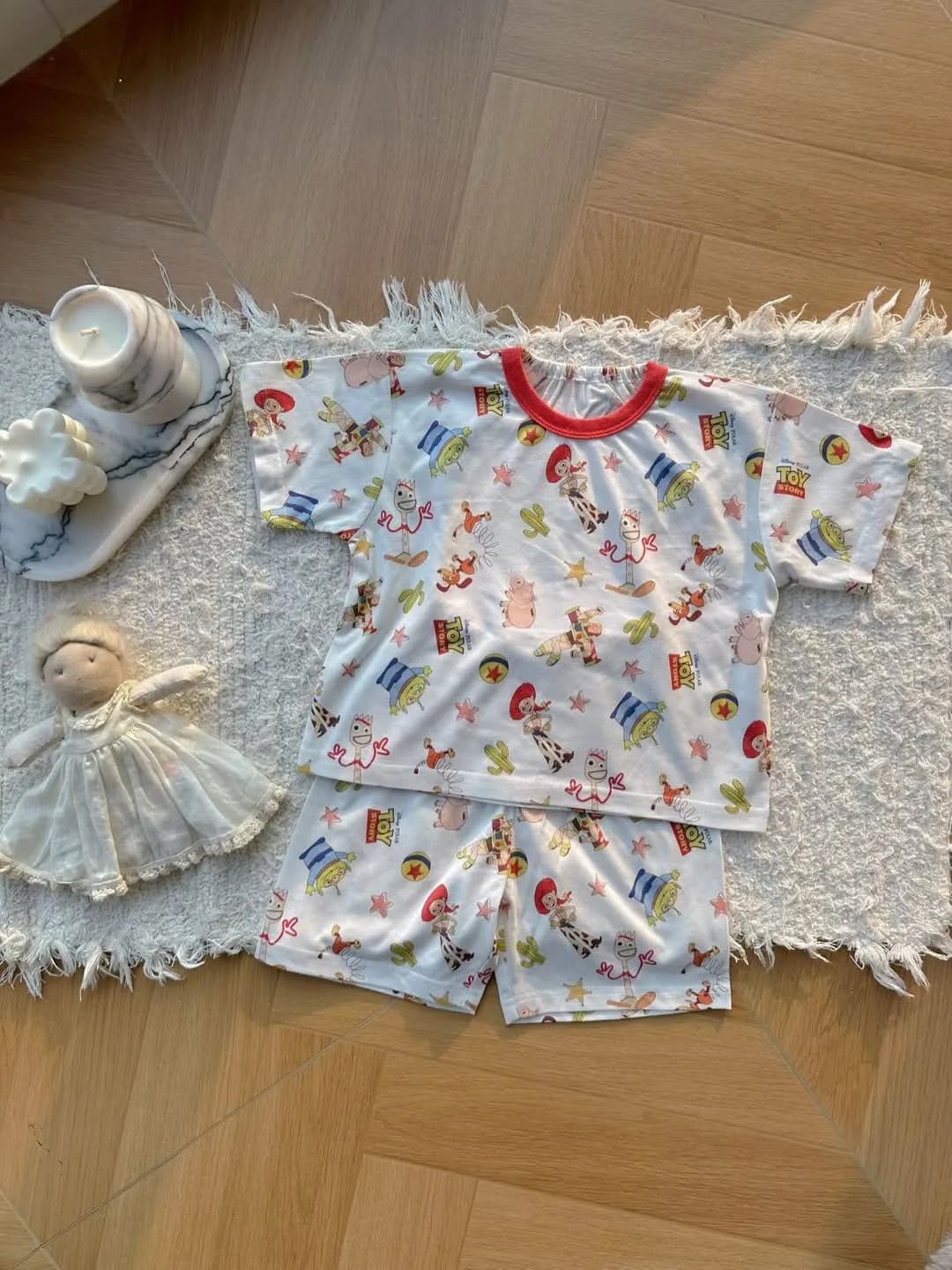 新款夏季短袖家居服套裝 縮圖 3