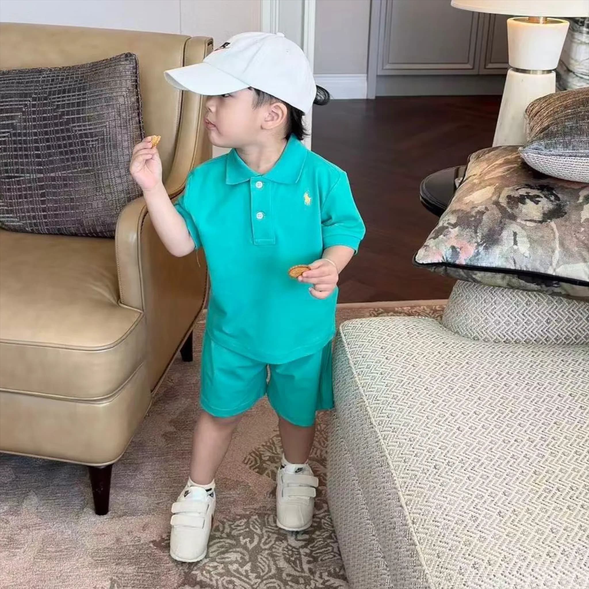 新款夏季短袖T恤+短褲套裝 / 爬服 縮圖 7