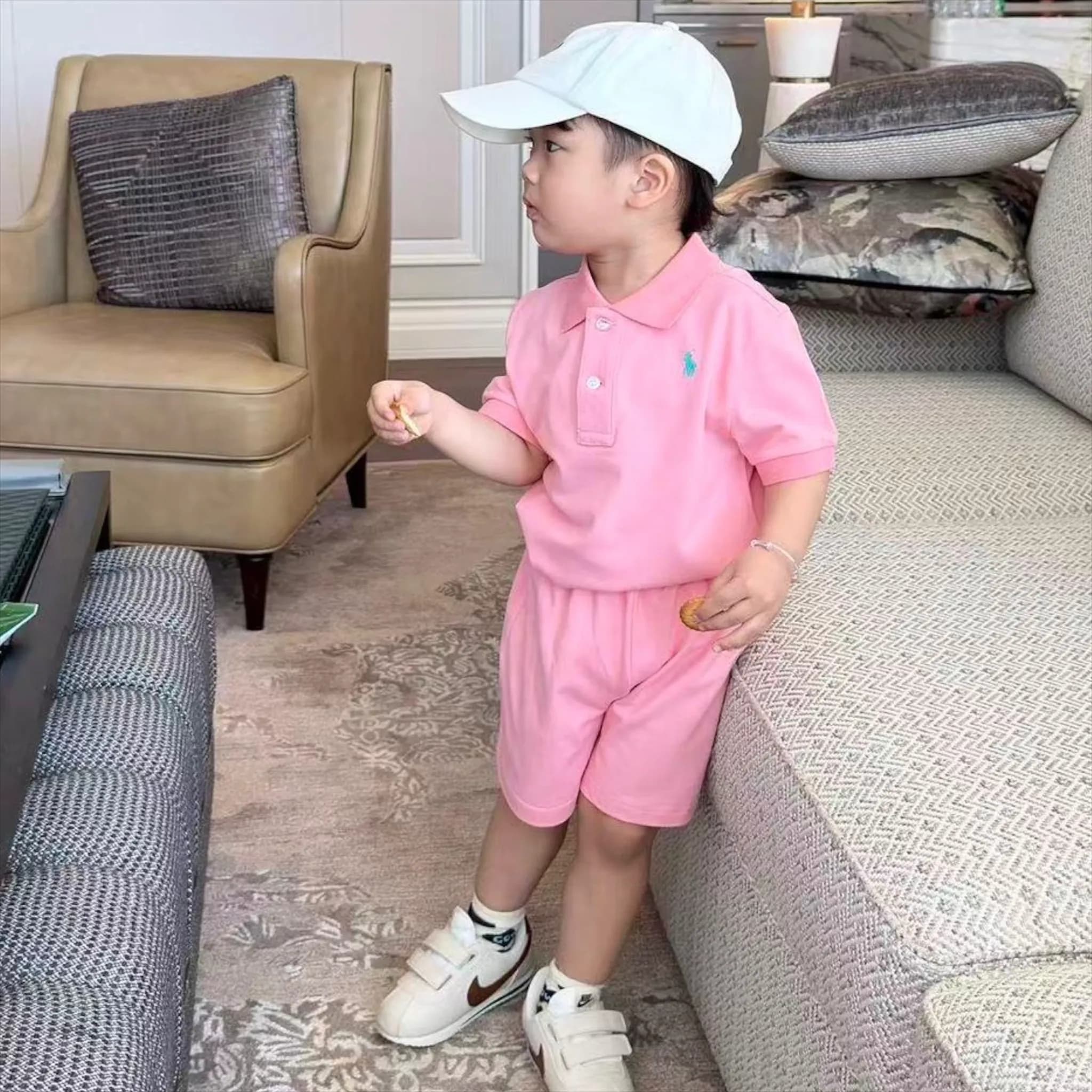 新款夏季短袖T恤+短褲套裝 / 爬服 縮圖 6