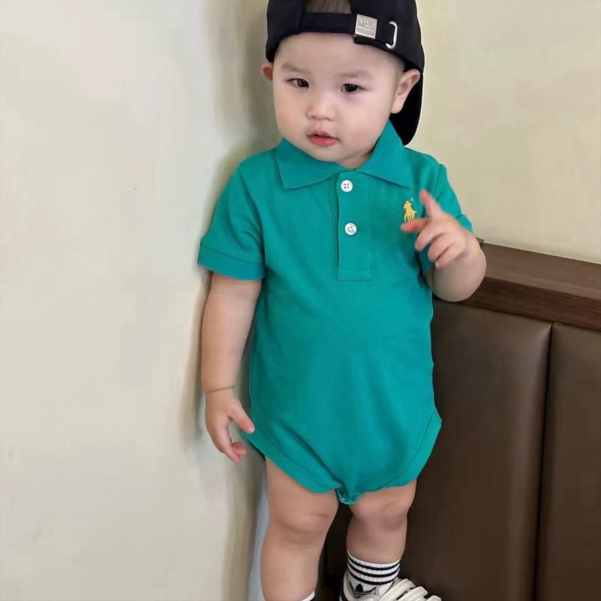 新款夏季短袖T恤+短褲套裝 / 爬服 縮圖 12