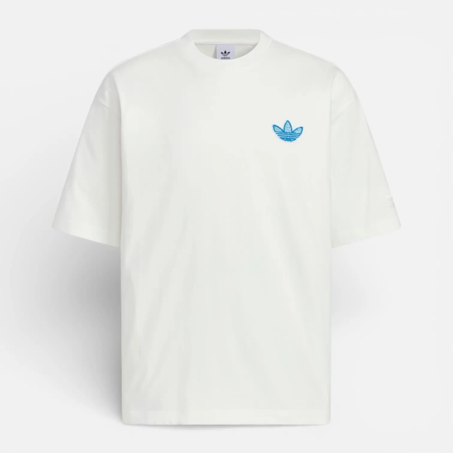 adidas Originals 三葉草圖的短袖上衣