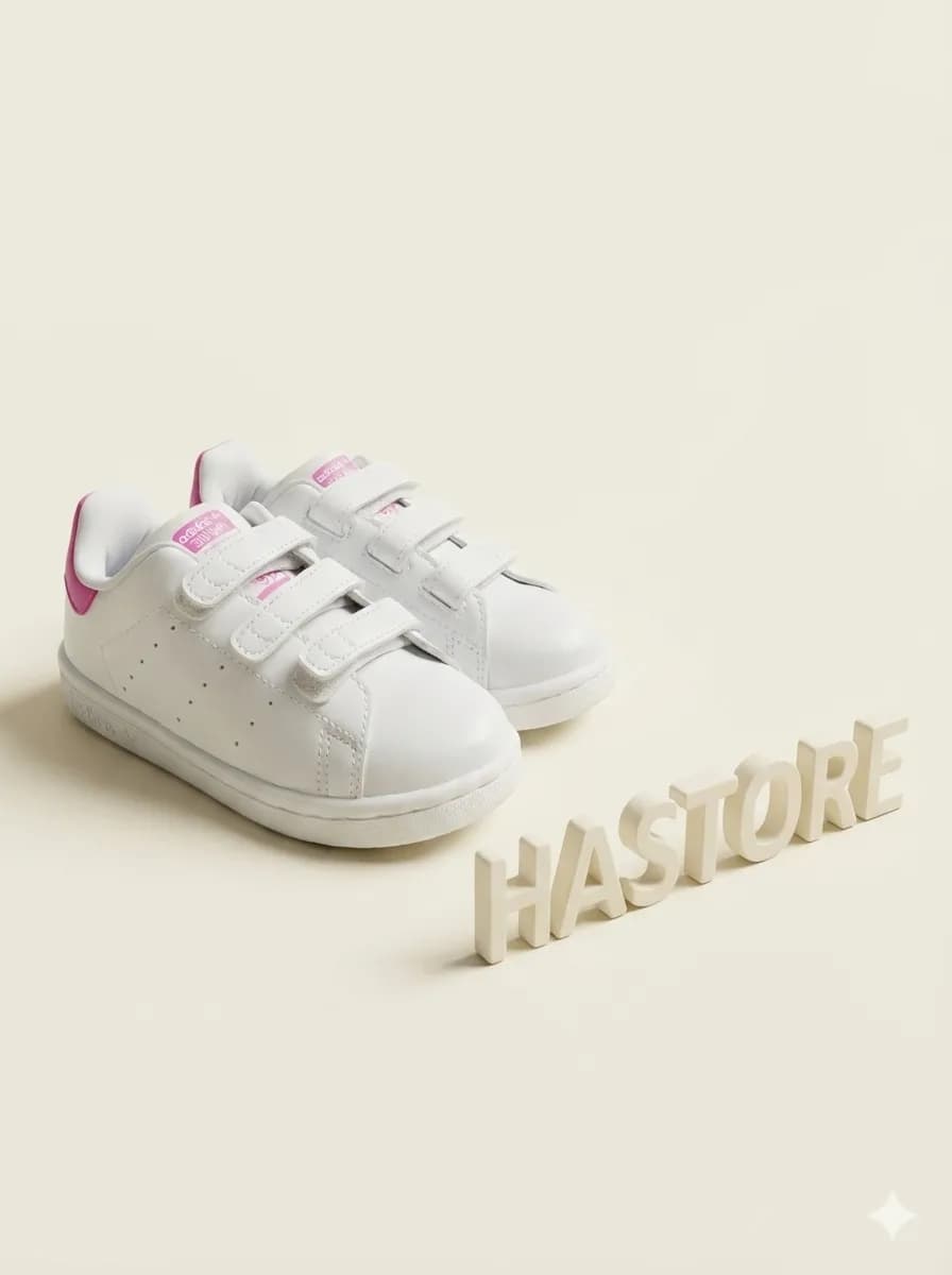 adidas Kids Stan Smith 魔術貼兒童運動鞋